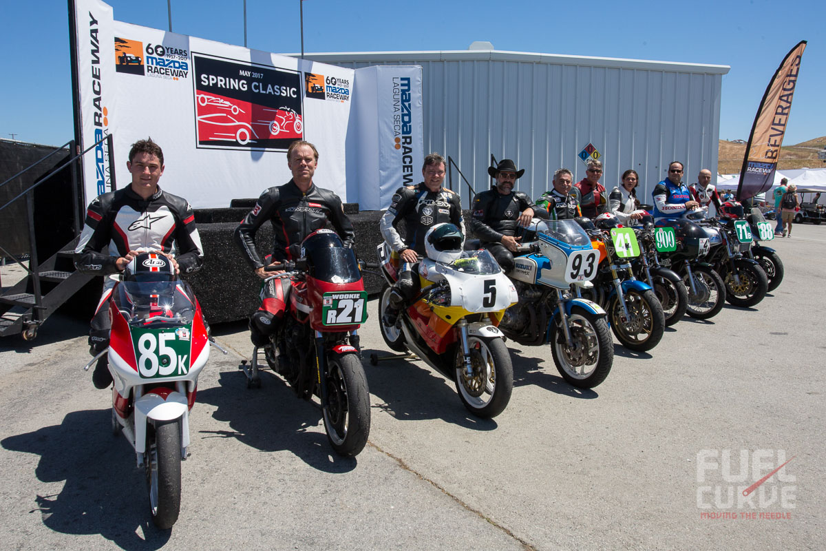 historic motorcycles Inaugural Spring Classic historic vintage races at Mazda Raceway Laguna Seca